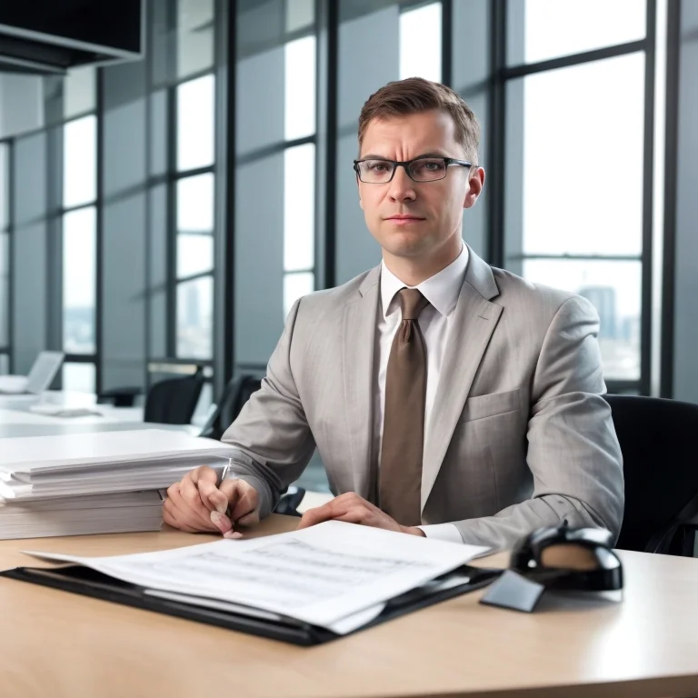 Legal professionals consulting with business clients